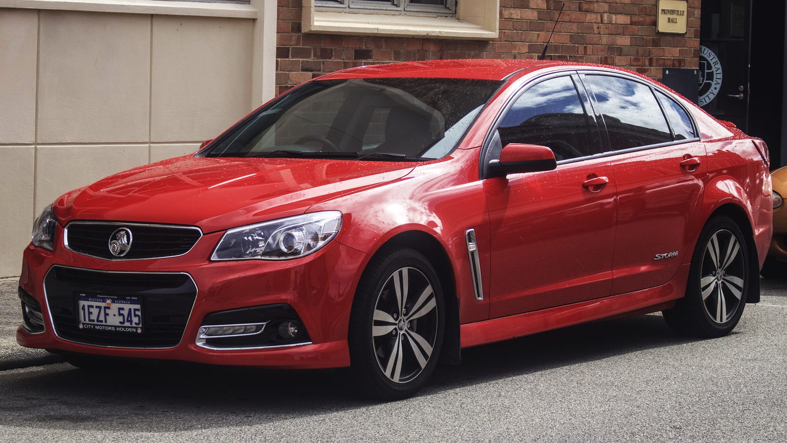 A 2016 Holden Commodore VF SV6 Storm sedan. We buy every Holden Commodore in any condition, with a free instant valuation, free pickup Australia-wide, and same-day payment.